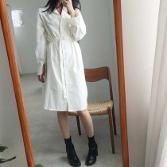 버클 셔츠로브원피스