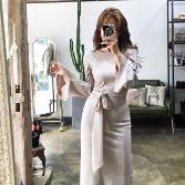 페미닌 스카프 원피스