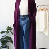 가을포켓롱니트가디건