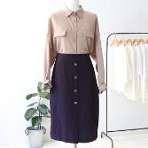 카라포켓가을블라우스