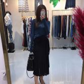 소재 좋은 여리여리 긴팔 티셔츠